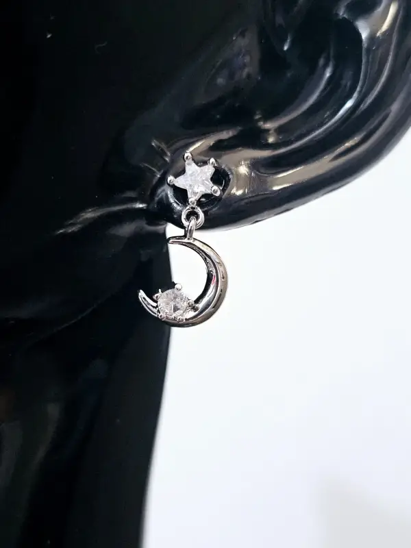 Cercei model argintiu TURKEY